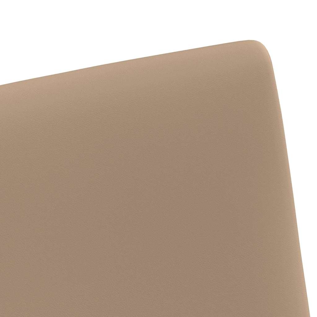 Spisebordsstole med hjul 2 pcs Cappuccino 57 x 66 x 94 cm