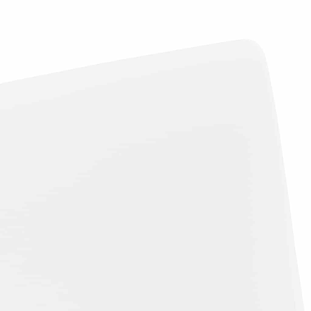 Spisebordsstole med hjul 2 pcs Hvid 57 x 66 x 94 cm Kunstlæder