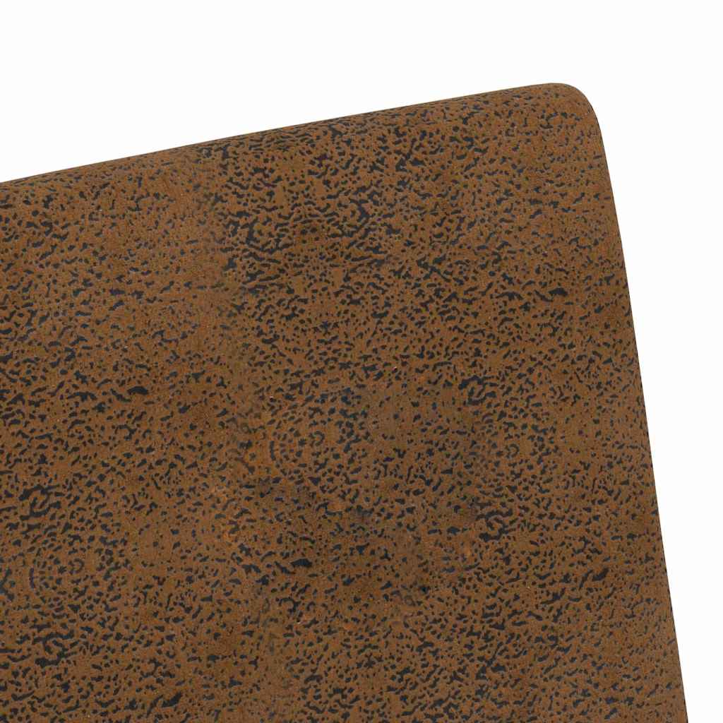 Spisebordsstole med hjul med hjul 2 pcs Brun 57 x 66 x 94 cm