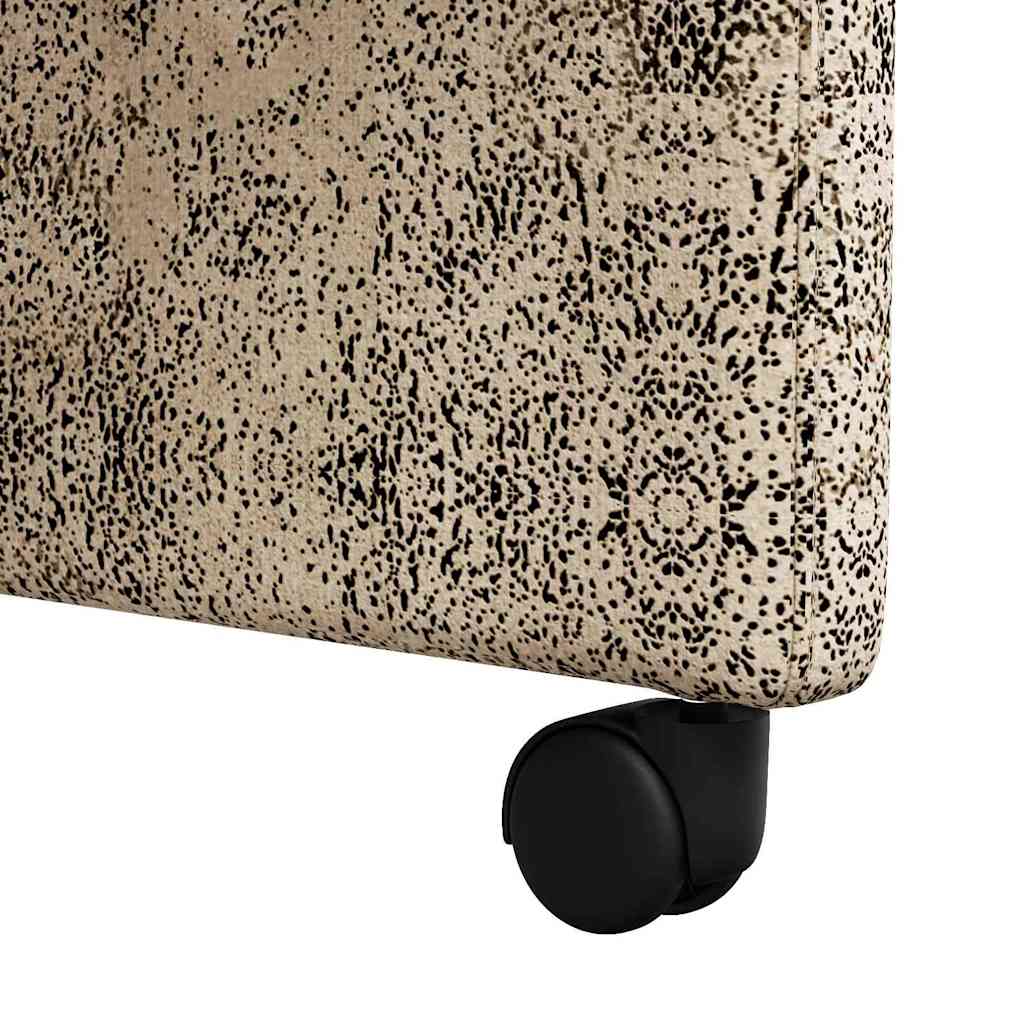 Spisebordsstole med hjul med hjul 2 pcs Lysegrå 57 x 66 x 94 cm