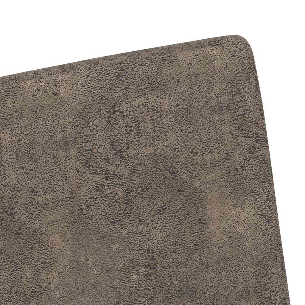 Spisebordsstole med hjul 2 pcs Mørkegrå 57 x 66 x 94 cm