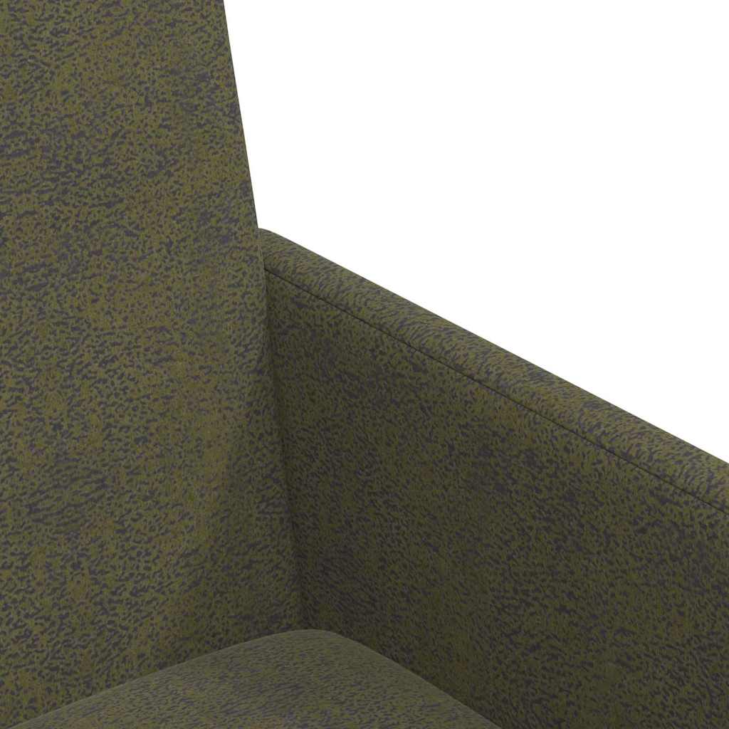 Spisebordsstole med hjul 2 pcs Army grøn 57 x 66 x 94 cm