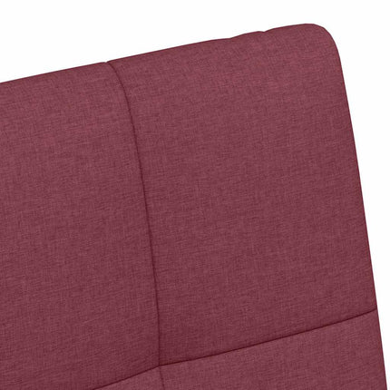 Spisebordsstole med hjul 2 stk. Stof Vinrød 58 x 65 x 94 cm