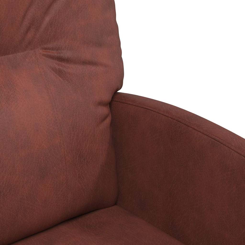 Spisebordsstole med hjul 2 pcs Skinnende brun 57 x 67 x 95 cm