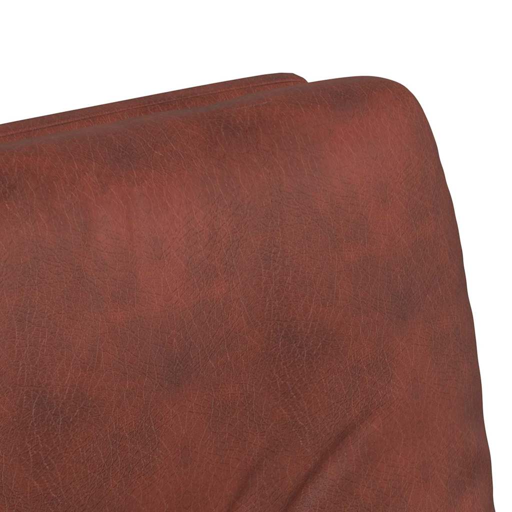 Spisebordsstole med hjul 2 pcs Skinnende brun 57 x 67 x 95 cm