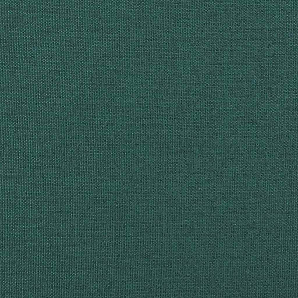 Spisebordsstole med hjul 2 pcs Mørkegrøn 57 x 67 x 95 cm Stof