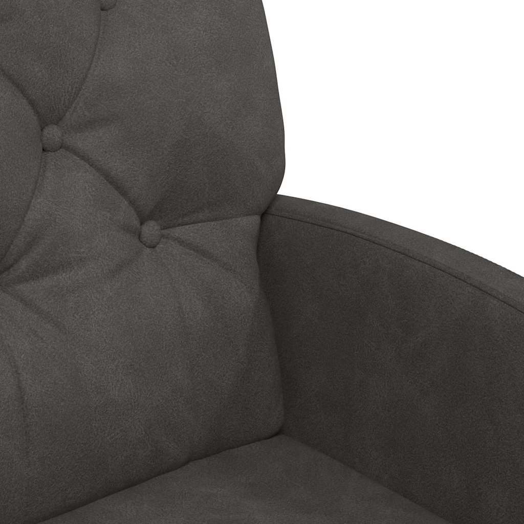 Spisebordsstole med hjul 2 pcs Sort 58 x 67 x 97 cm Kunstlæder