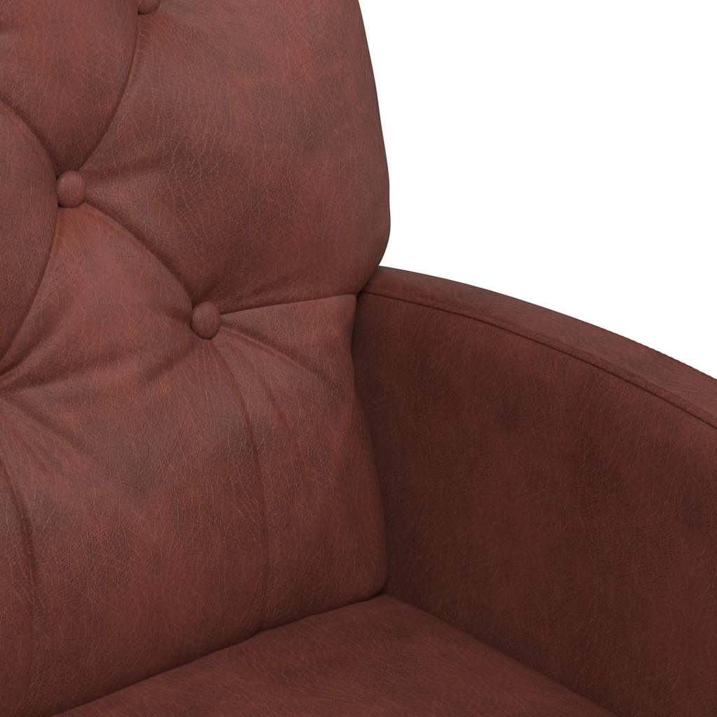 Spisebordsstole med hjul 2 pcs Skinnende brun 58 x 67 x 97 cm