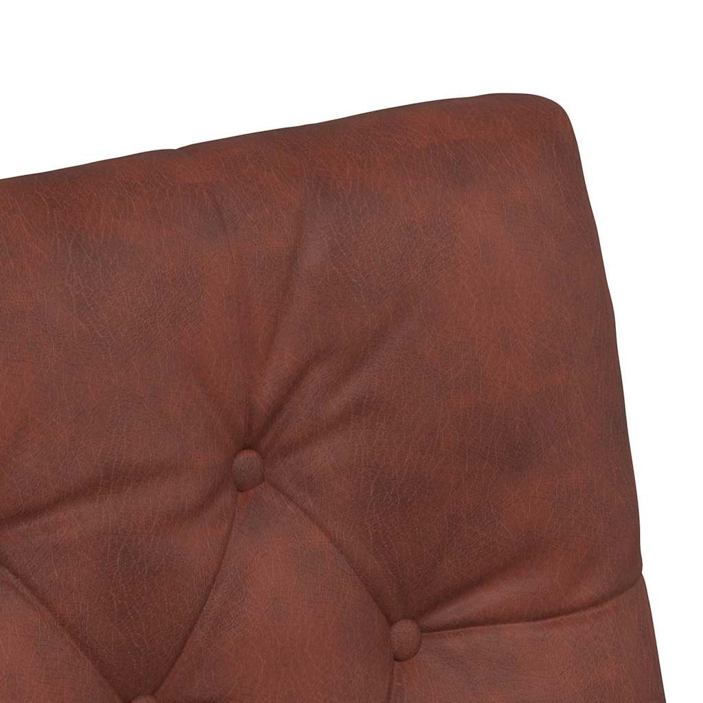 Spisebordsstole med hjul 2 pcs Skinnende brun 58 x 67 x 97 cm