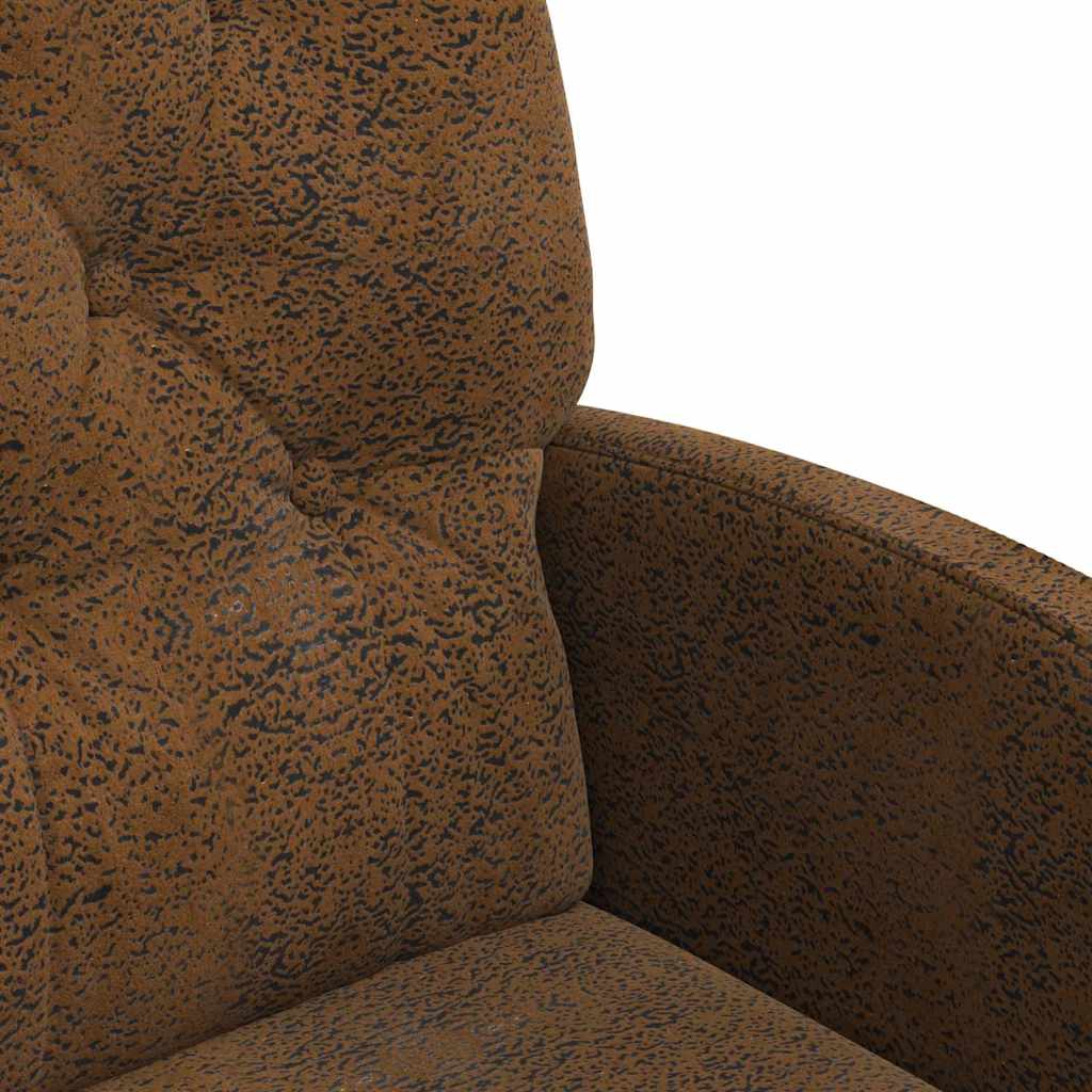 Spisebordsstole med hjul med hjul 2 pcs Brun 58 x 67 x 97 cm