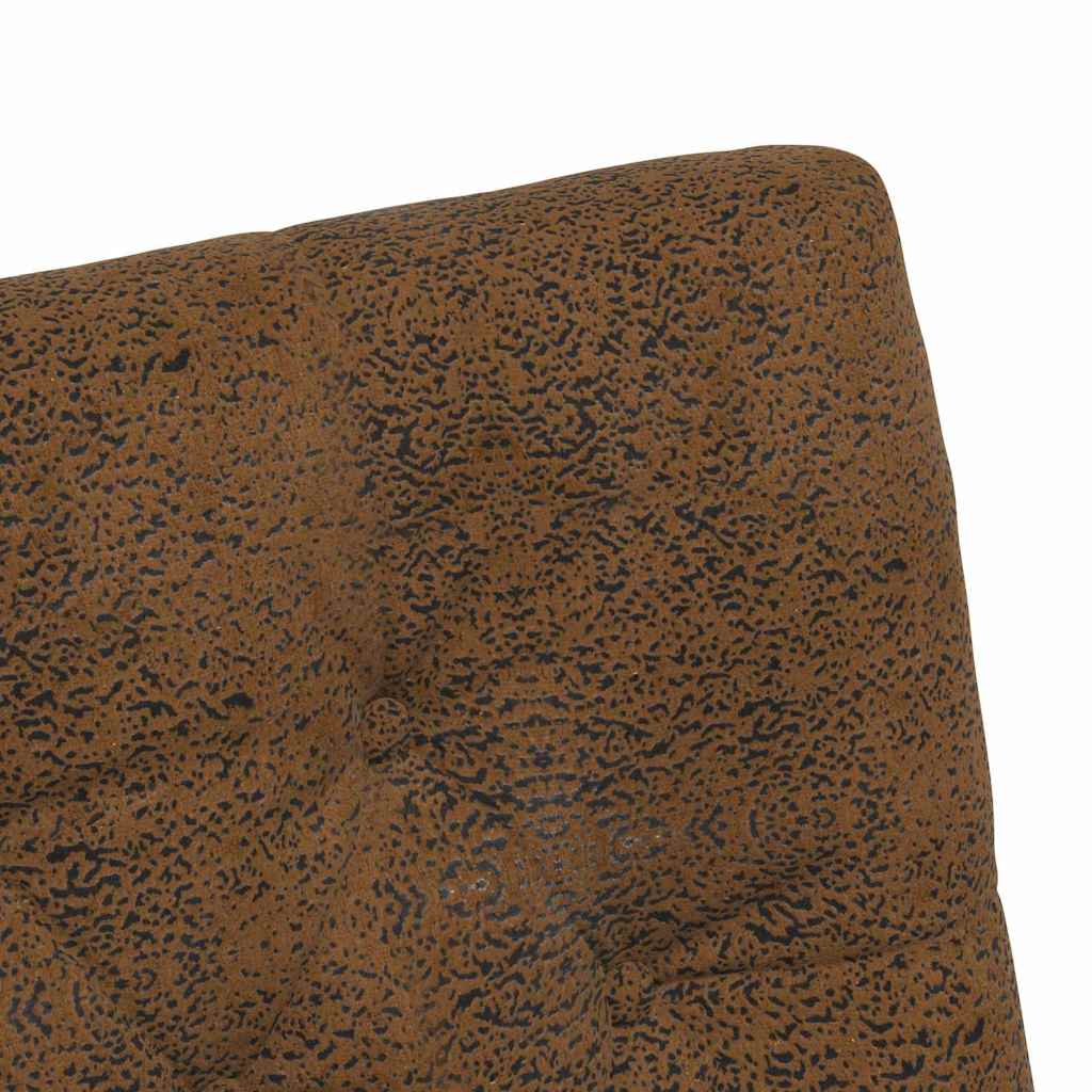 Spisebordsstole med hjul med hjul 2 pcs Brun 58 x 67 x 97 cm