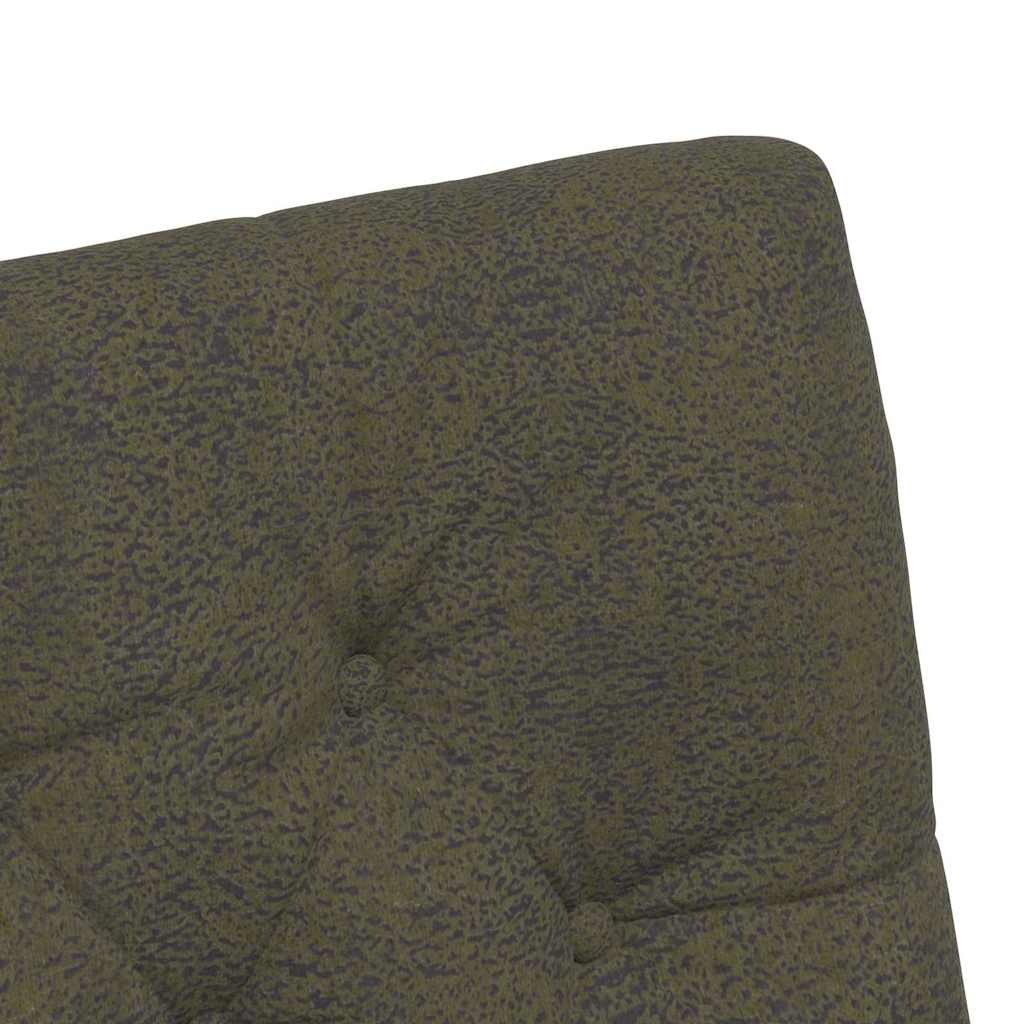 Spisebordsstole med hjul 2 pcs Army grøn 58 x 67 x 97 cm