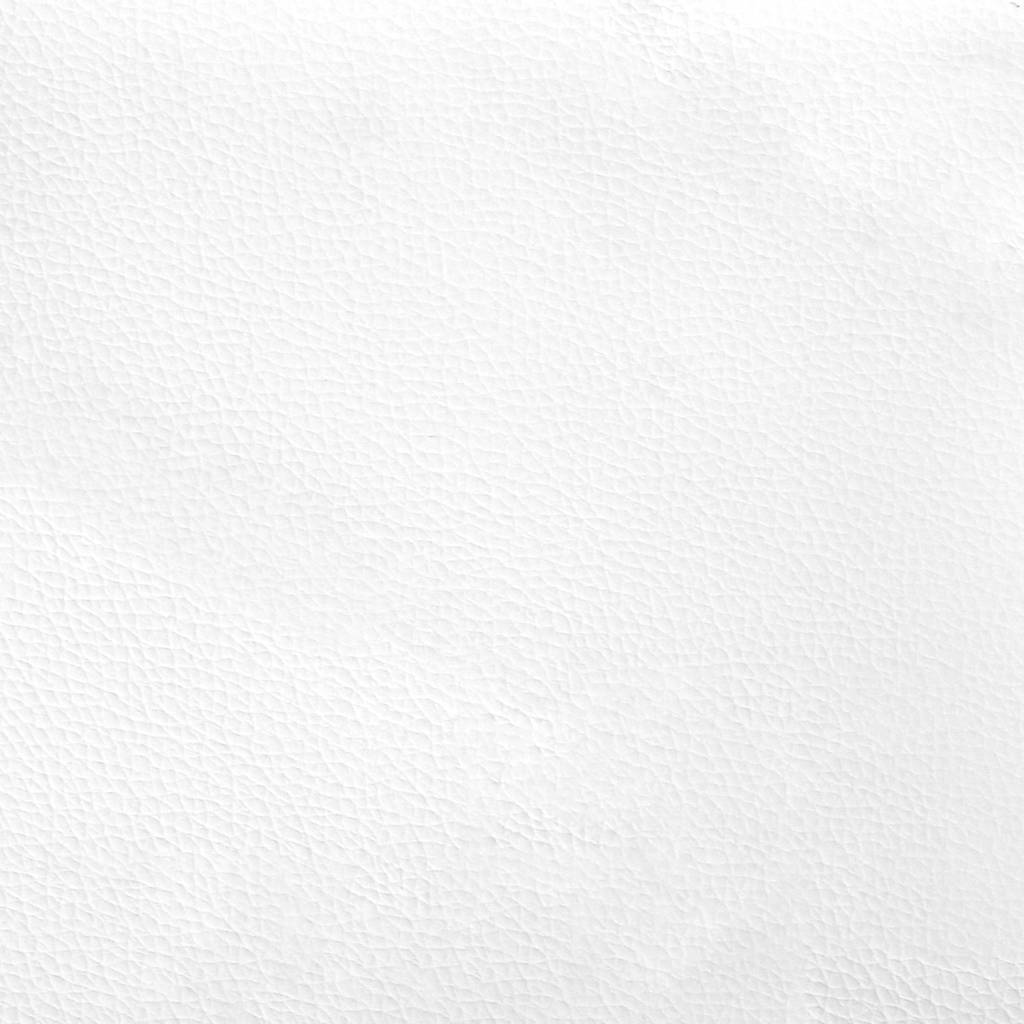 Spisebordsstole med hjul 2 pcs Hvid 58 x 65 x 98 cm Kunstlæder