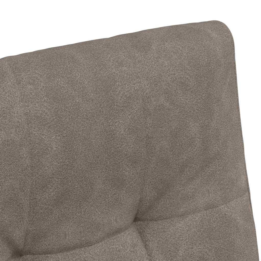 Spisebordsstole med hjul 2 pcs Grå 57 x 67 x 98 cm Kunstlæder