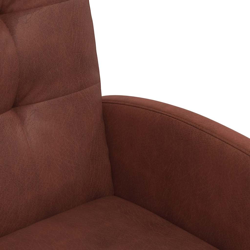 Spisebordsstole med hjul 2 pcs Skinnende brun 57 x 67 x 98 cm