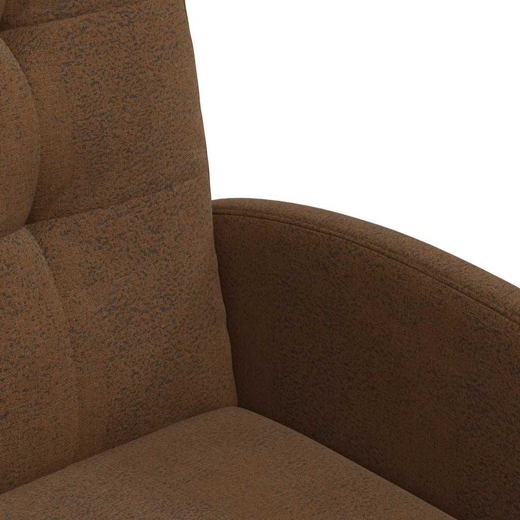 Spisebordsstole med hjul med hjul 2 pcs Brun 57 x 67 x 98 cm