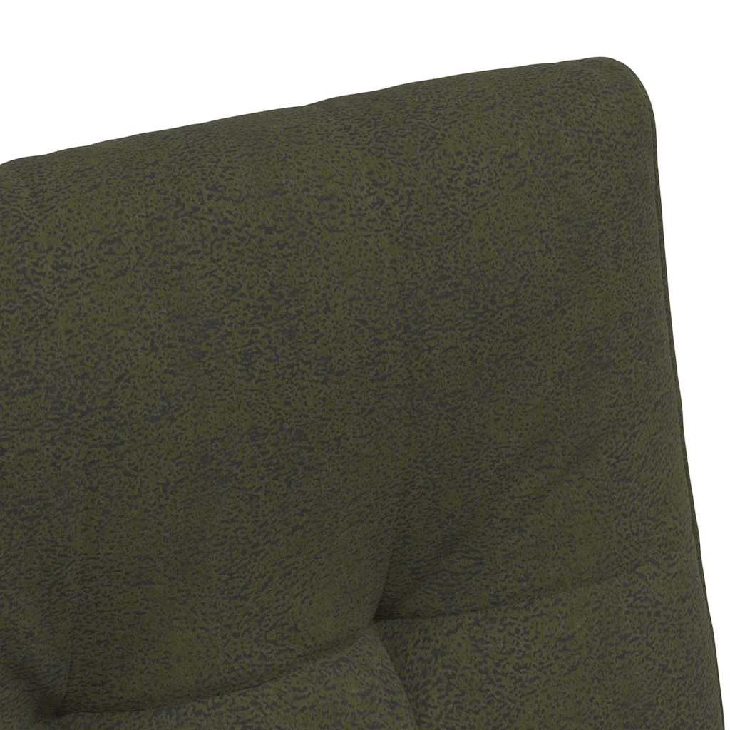 Spisebordsstole med hjul 2 pcs Army grøn 57 x 67 x 98 cm