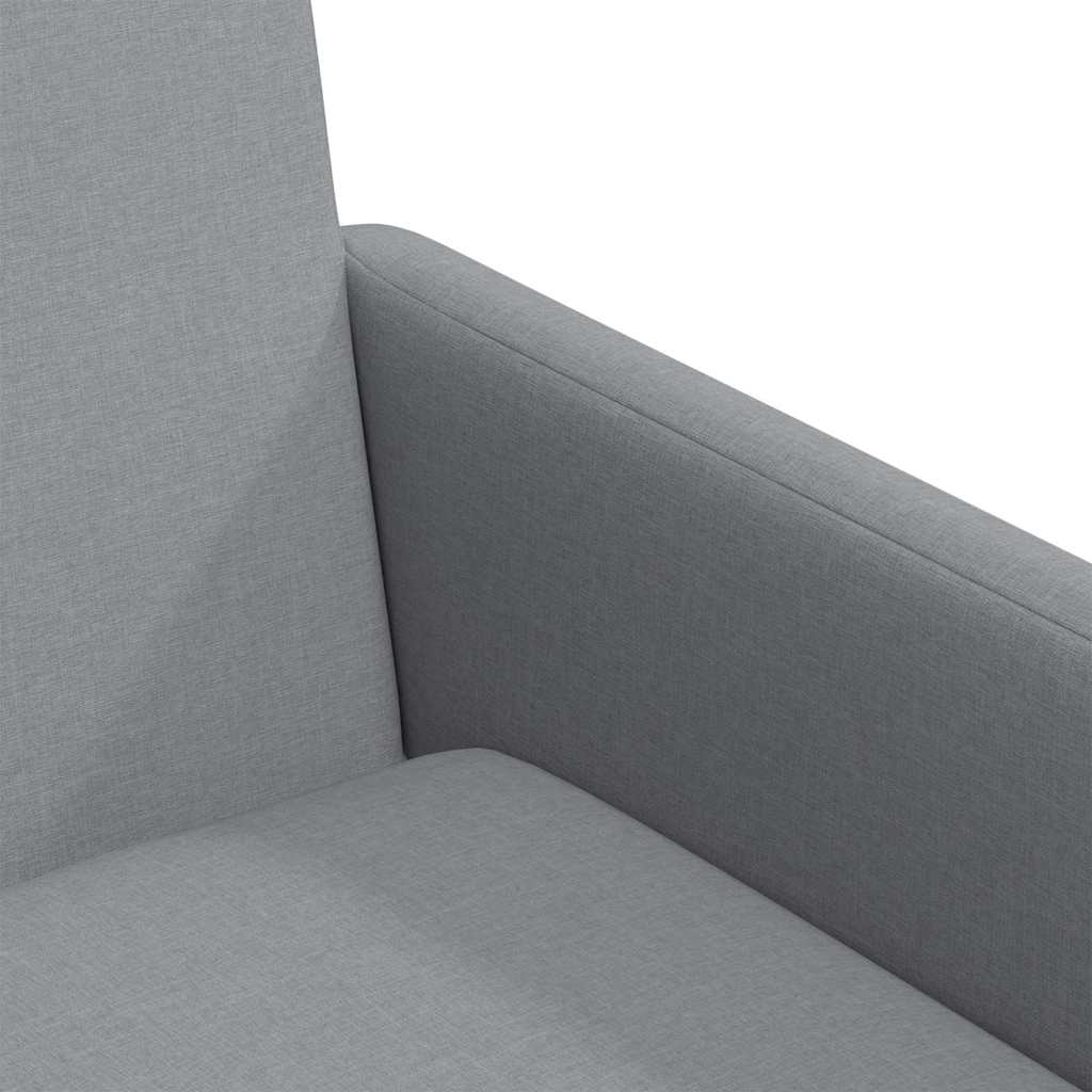 Spisestole 2 pcs Lysegrå 57 x 67 x 95 cm Stof