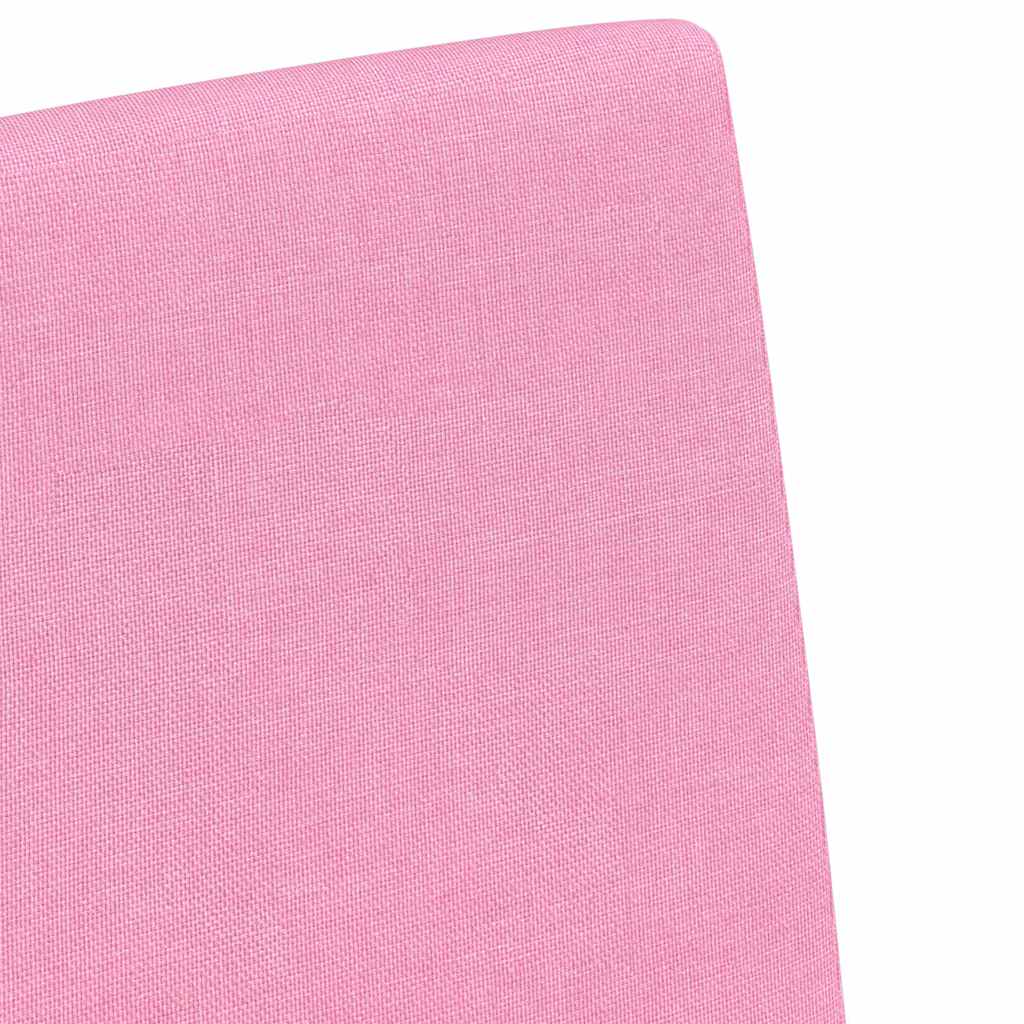 Spisestole 2 pcs Lyserød 57 x 67 x 95 cm Stof