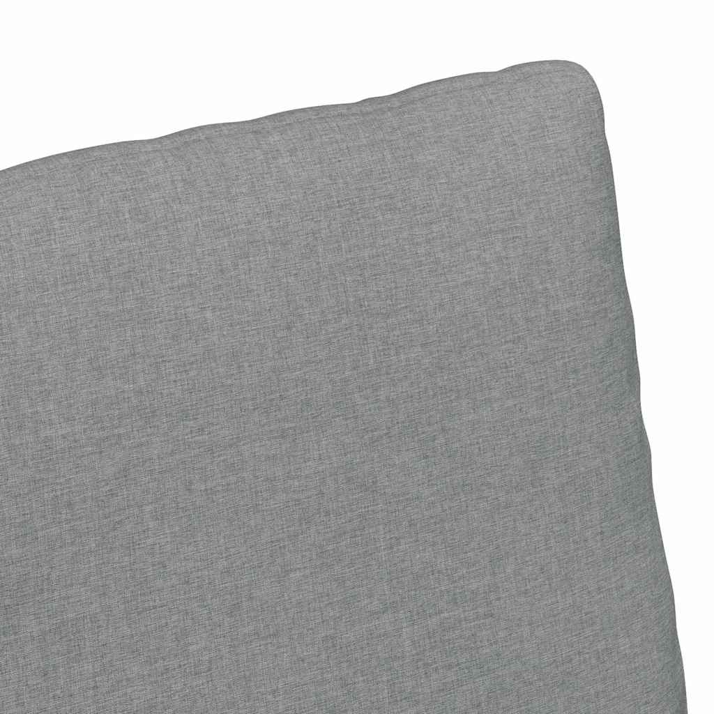 Spisestole 2 pcs Lysegrå 57 x 67 x 98 cm Stof