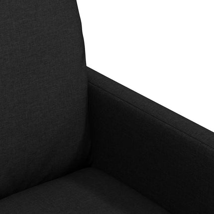 Spisestole 2 stk. Stof Sort 57 x 67 x 98 cm