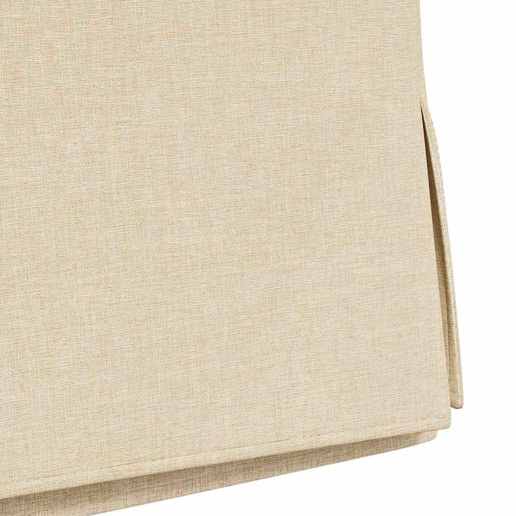 Spisestole 2 pcs Creme 57 x 67 x 98 cm Stof