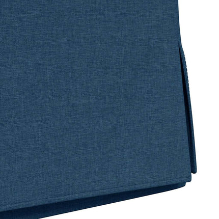 Spisestole 2 pcs Blå 57 x 67 x 98 cm Stof