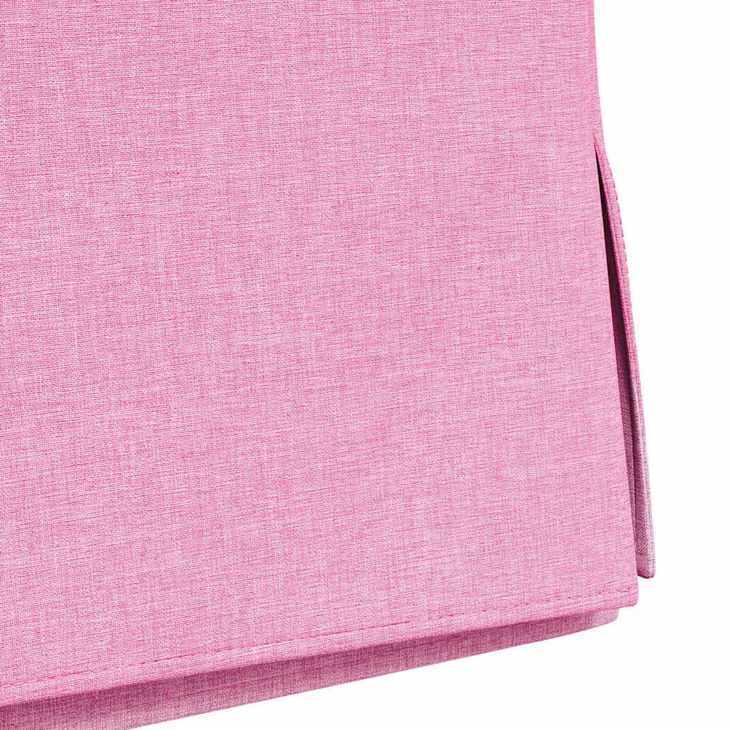 Spisestole 2 pcs Lyserød 57 x 67 x 98 cm Stof