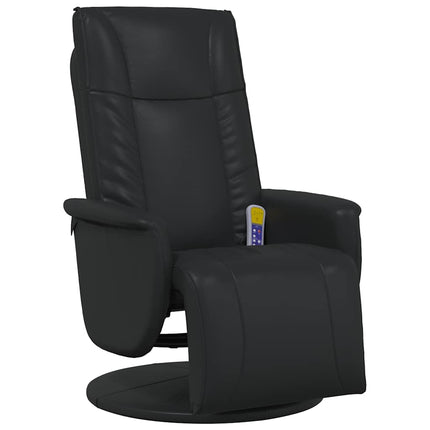 Svingende Massage Recliner Stol Sort 71 x 90 x 105 cm