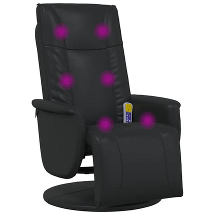 Svingende Massage Recliner Stol Sort 71 x 90 x 105 cm