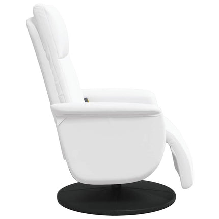 Massage Lænestol Hvid 71 x 90 x 105 cm Faux læder