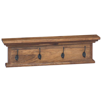 Vægmonteret Jakkeholder Vægmonteret Naturfarvet 70 x 10 x 20 cm