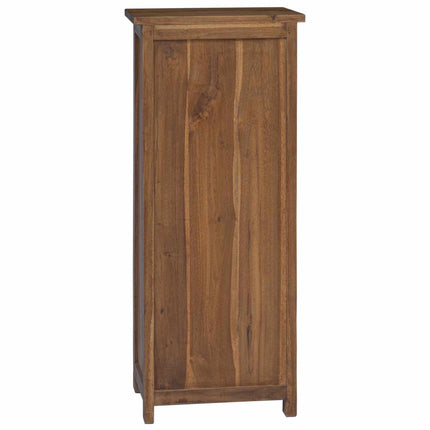 Skuffeskab Naturfarvet 45 x 35 x 110 cm Massiv Teaktræ