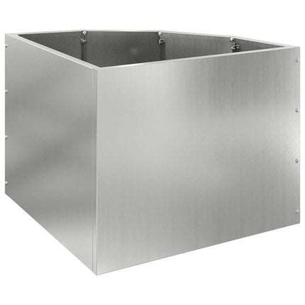 Hjørne Plantekasse Sølv 45 x 45 x 35 cm Galvaniseret stål