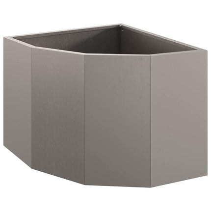 Hjørne Plantekasse Rusten 45 x 45 x 35 cm Forvitret stål