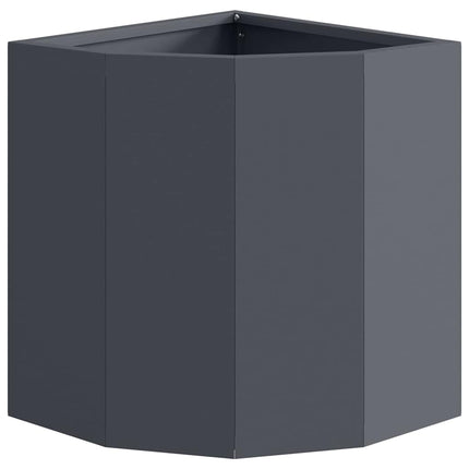 Hjørne Plantekasse Antracit 30 x 30 x 35 cm Stål