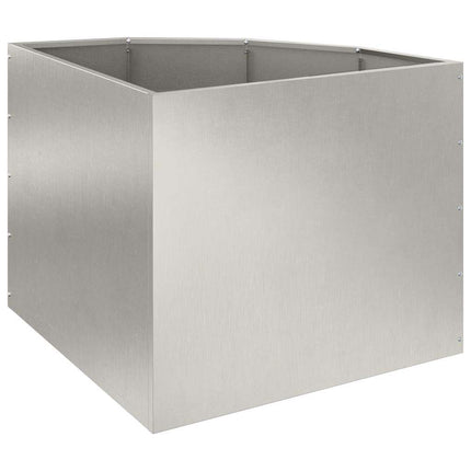 Hjørne Plantekasse Sølv 60 x 60 x 50 cm Rustfrit stål
