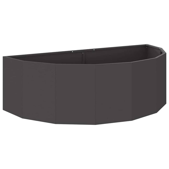 Plantekasse Sort 120 x 60 x 35 cm Stål
