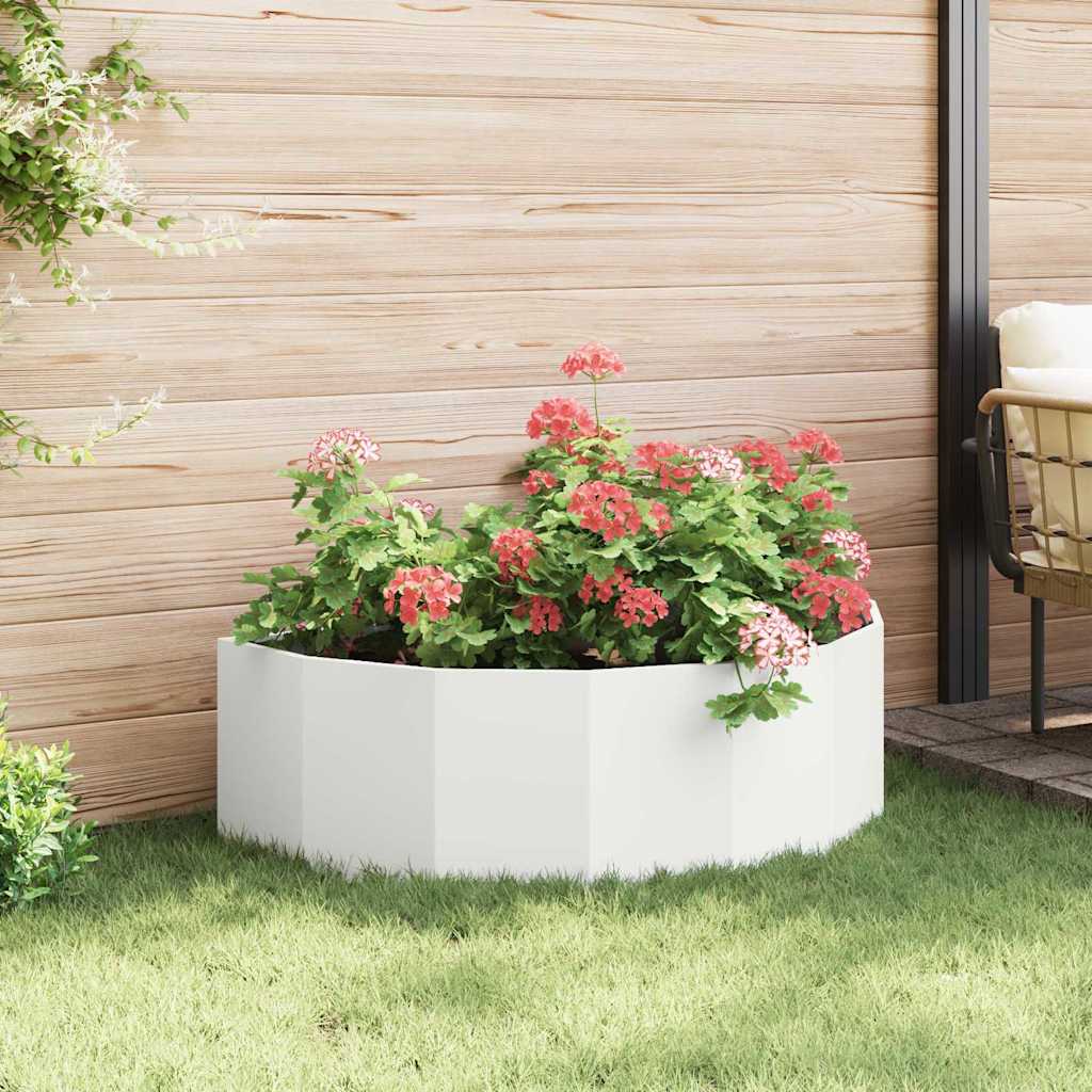 Plantekasse Hvid 120 x 60 x 35 cm Stål