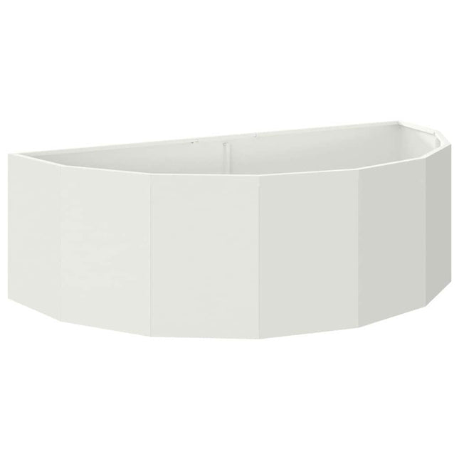 Plantekasse Hvid 120 x 60 x 35 cm Stål