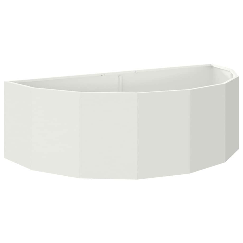 Plantekasse Hvid 120 x 60 x 35 cm Stål