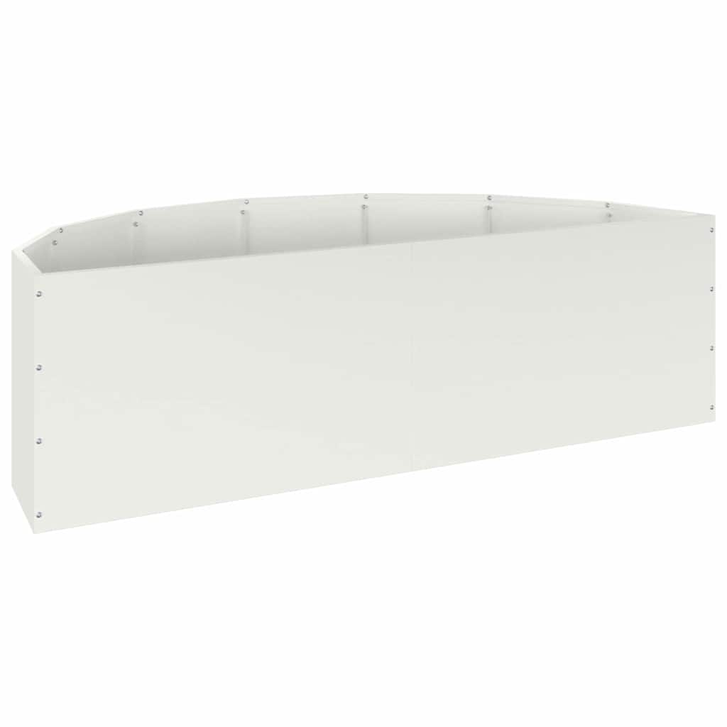 Plantekasse Hvid 120 x 60 x 35 cm Stål