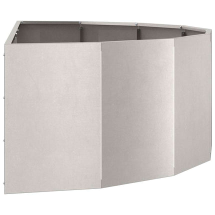 Plantekasse Sølv 120 x 60 x 35 cm Rustfrit stål