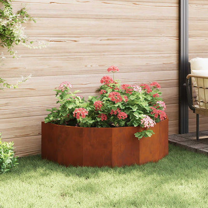 Plantekasse Rusten 120 x 60 x 35 cm Cortenstål
