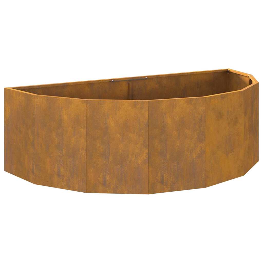 Plantekasse Rusten 120 x 60 x 35 cm Cortenstål
