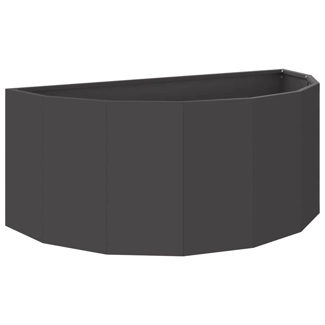 Plantekasse Sort 90 x 45 x 35 cm Stål