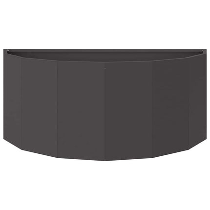 Plantekasse Sort 90 x 45 x 35 cm Stål