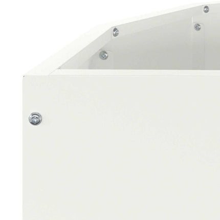 Plantekasse Hvid 90 x 45 x 35 cm Stål