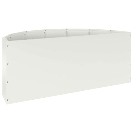 Plantekasse Hvid 90 x 45 x 35 cm Stål