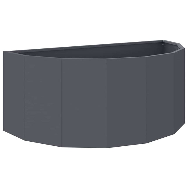 Plantekasse Antracit 90 x 45 x 35 cm Stål